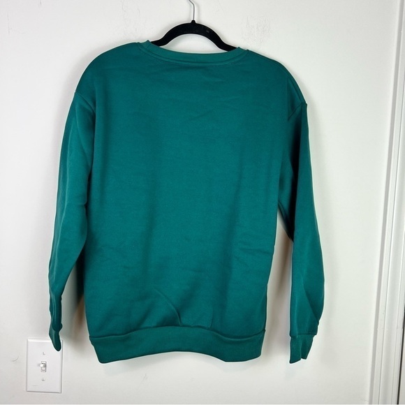 Bear & Selfie Cartoon Print Sweatshirt, Casual Long Sleeve Crew Neck Sweatshirt - Picture 8 of 10